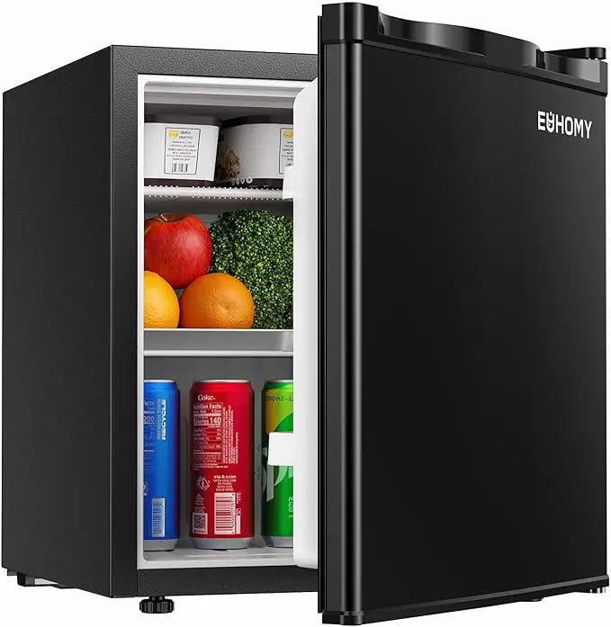 46L Mini refrigerator Freezer & Reversible Door Energy Saving Bedroom/office