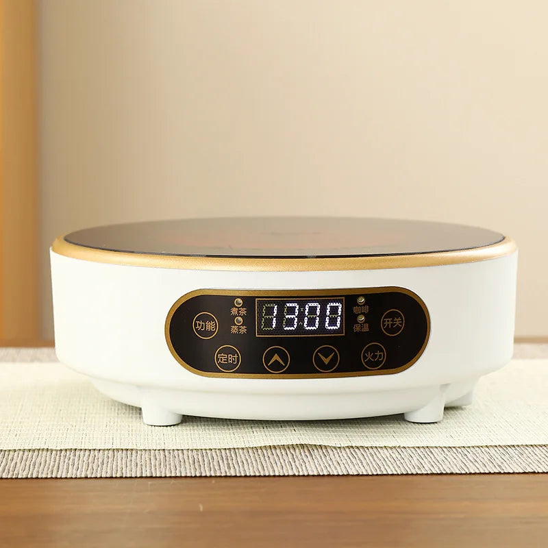 220V Electric Ceramic Stove Tea Stove Electric Hot Plate Heater Stove 7 Gear Heating Furnace Smart Tea Maker Water Boiler 1300W