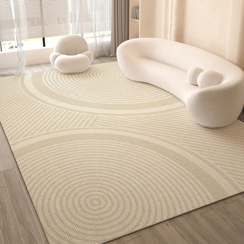 VIKAMA French Carpet For The Living Room, Wabi-Sabi Style Carpet, Easy To Maintain, Light Luxury, Bedside Carpet For The Bedroom