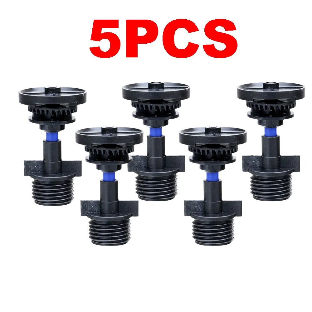 100PCS DN15 Agricultural Irrigation 360 Degree Automatic Rotation Mag Rocker Arm Sprinkler Garden Lawn Manor Watering Sprinkler