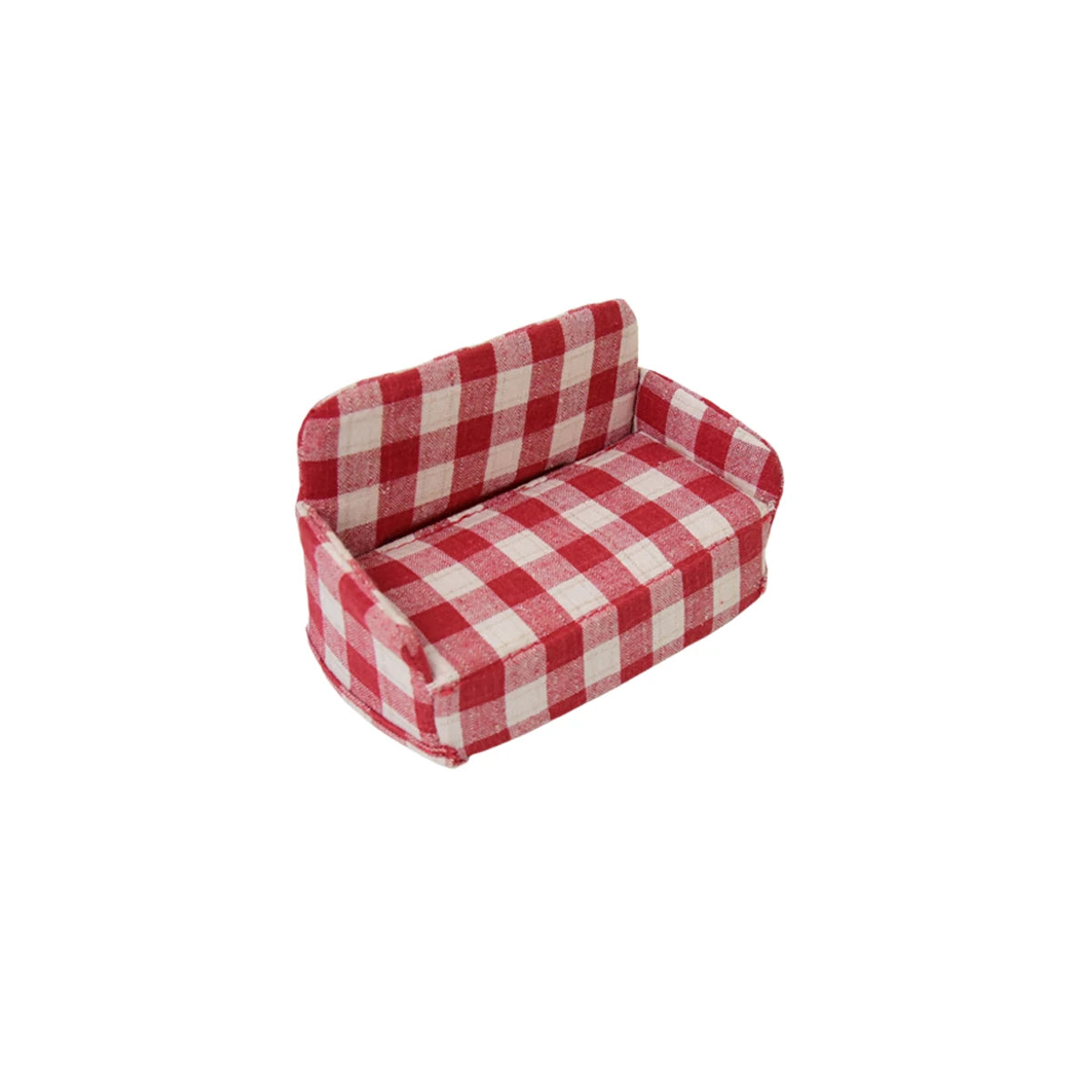 1:12Miniature Simulation Furniture Fabric Foldable Sofa for minihouse