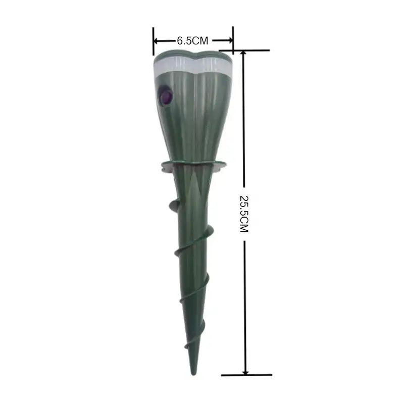 For Lawns Gopher Screw Repeller Solar Powered Outdoor Groundhog Deterrent Vibration Stakes