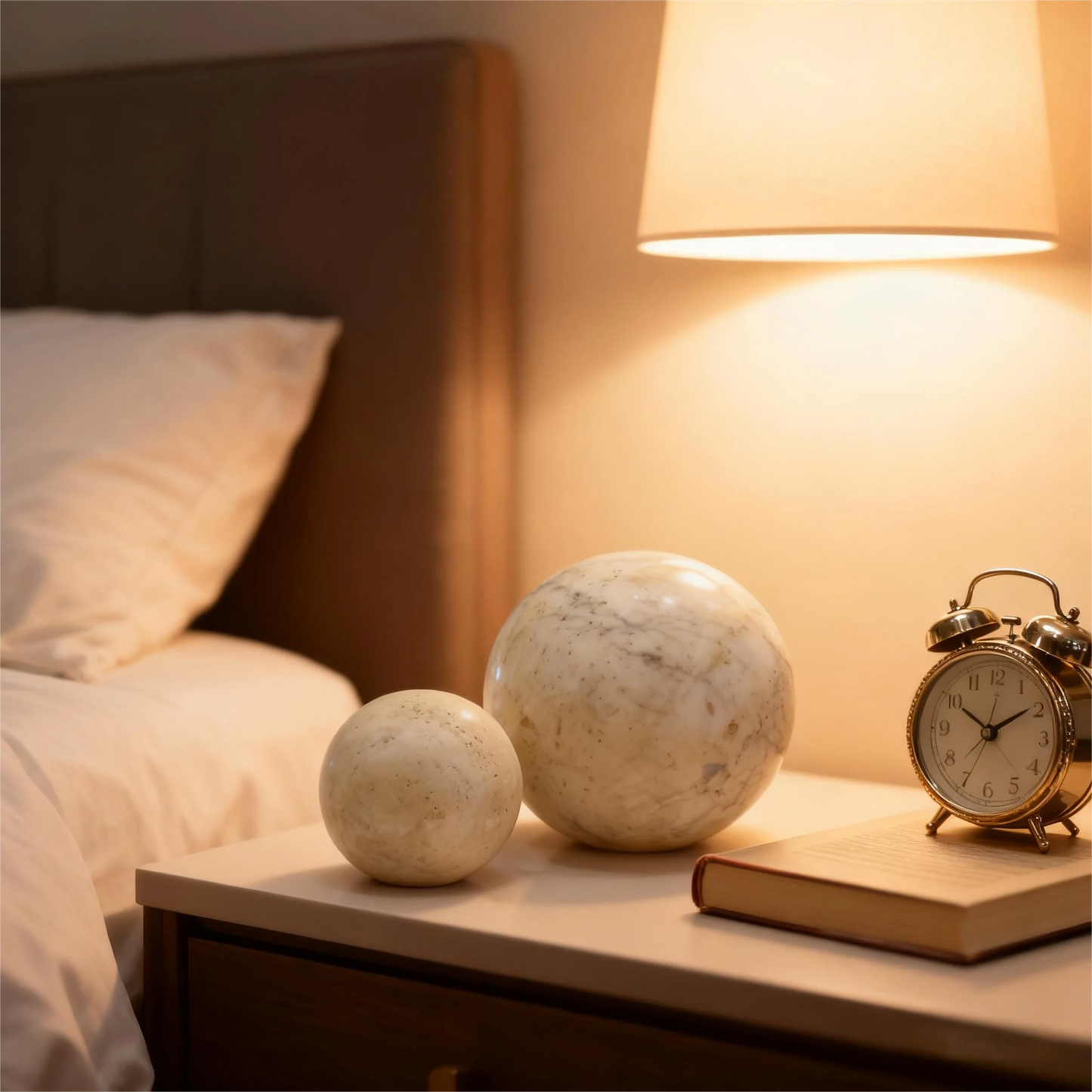 Natural Travertine Stone Decorative Balls – Elegant Table Décor Available in 8/10/12 cm sizes. Stylish and timeless accent for living rooms, hotels, and commercial spaces.