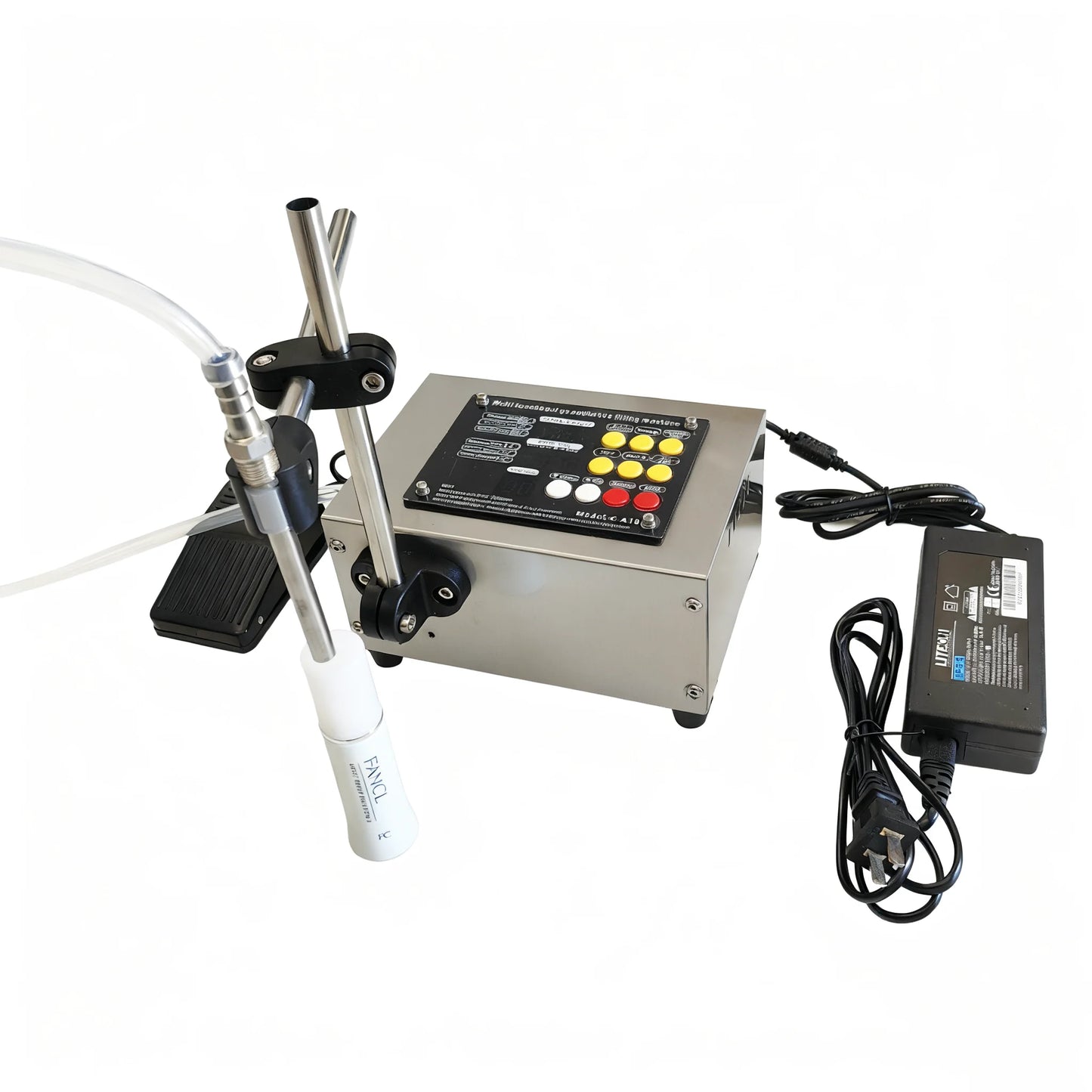 5000ml Filling Machine Diaphragm Pump Liquid Water Filler Foot Pedal Switch Juice Sauce Milk Fill Automatic Small Quantitative