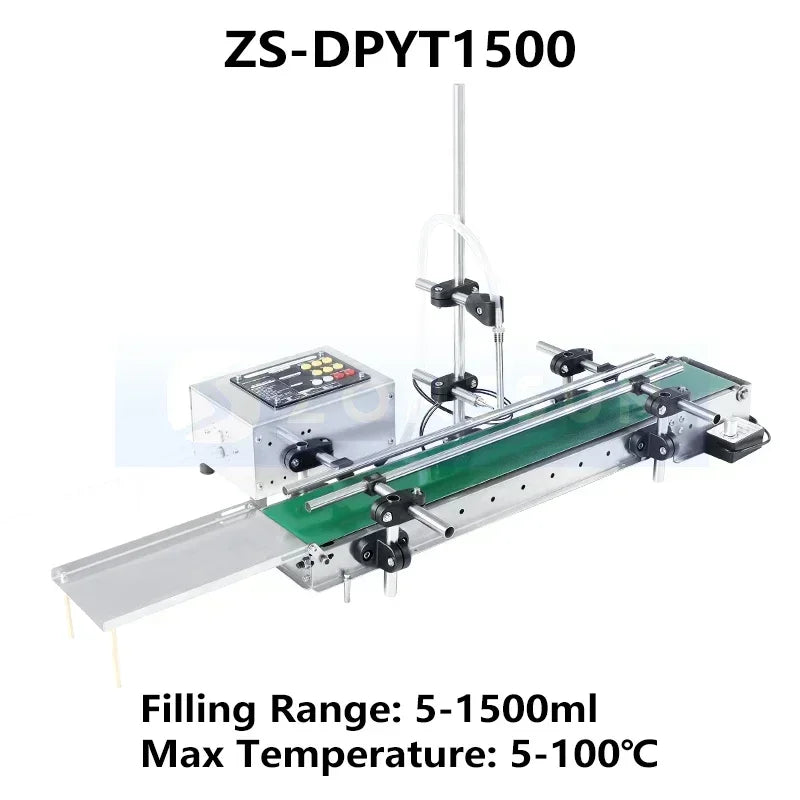 ZONESUN Automatic Perfume Oil Filter Beverage Water Bottle High Precision Heat Resistance Liquid Filling Machine ZS-DPYT1500