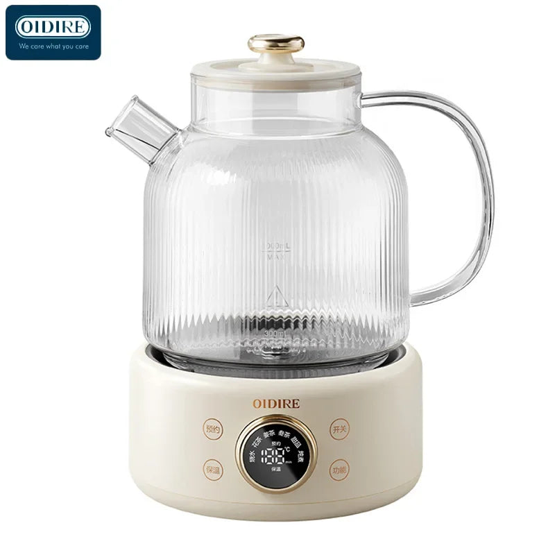 OIDIRE 220v Glass Electric Kettle Health Preserving Pot Tea Maker With Filter Reservation Temperature Adjustable Multi Cooker
