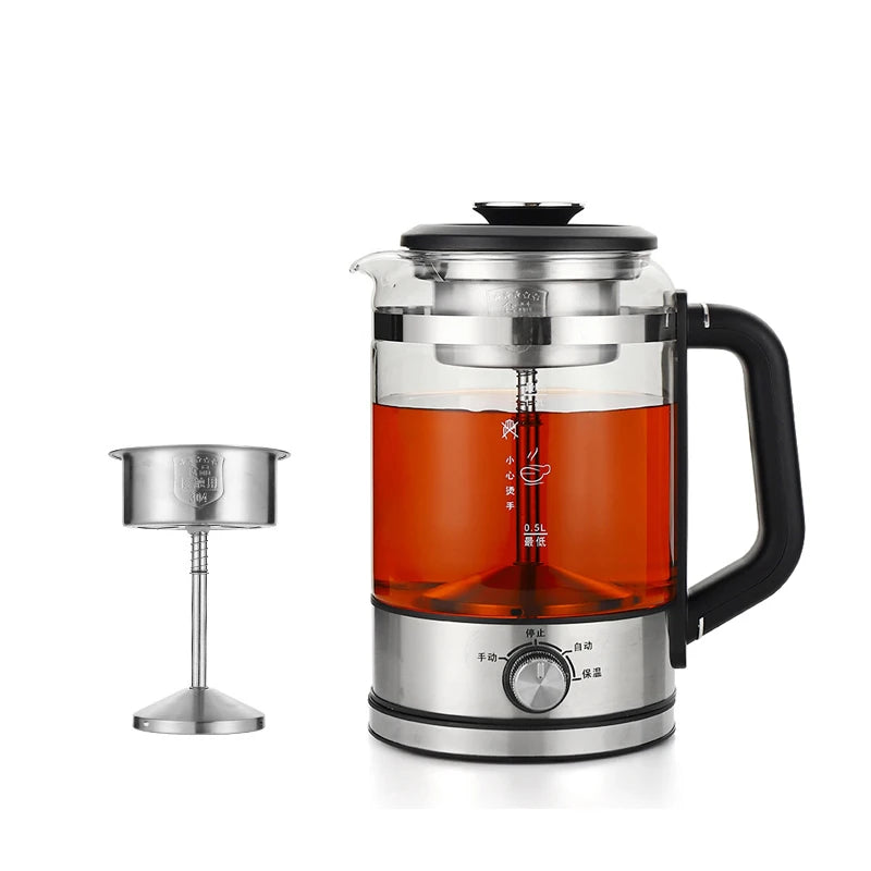 Electric Tea Maker 1.3L Electric Kettle Brewer Tea-leaf Scented Tea Machine Automatic Steam Spray Teapot Teapot Health Kettle