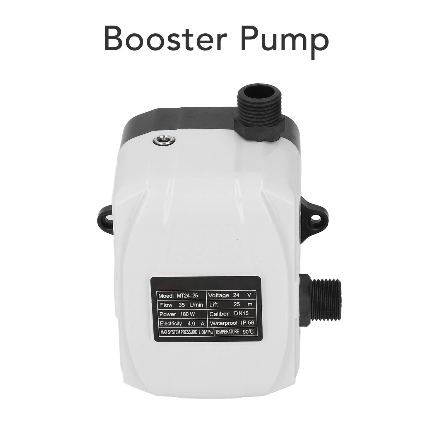 Automatic Booster Pump Water Booster Pump Booster Pump Water Pressure High 180W for Kitchen Sink Shower DC24V AC100‑240V