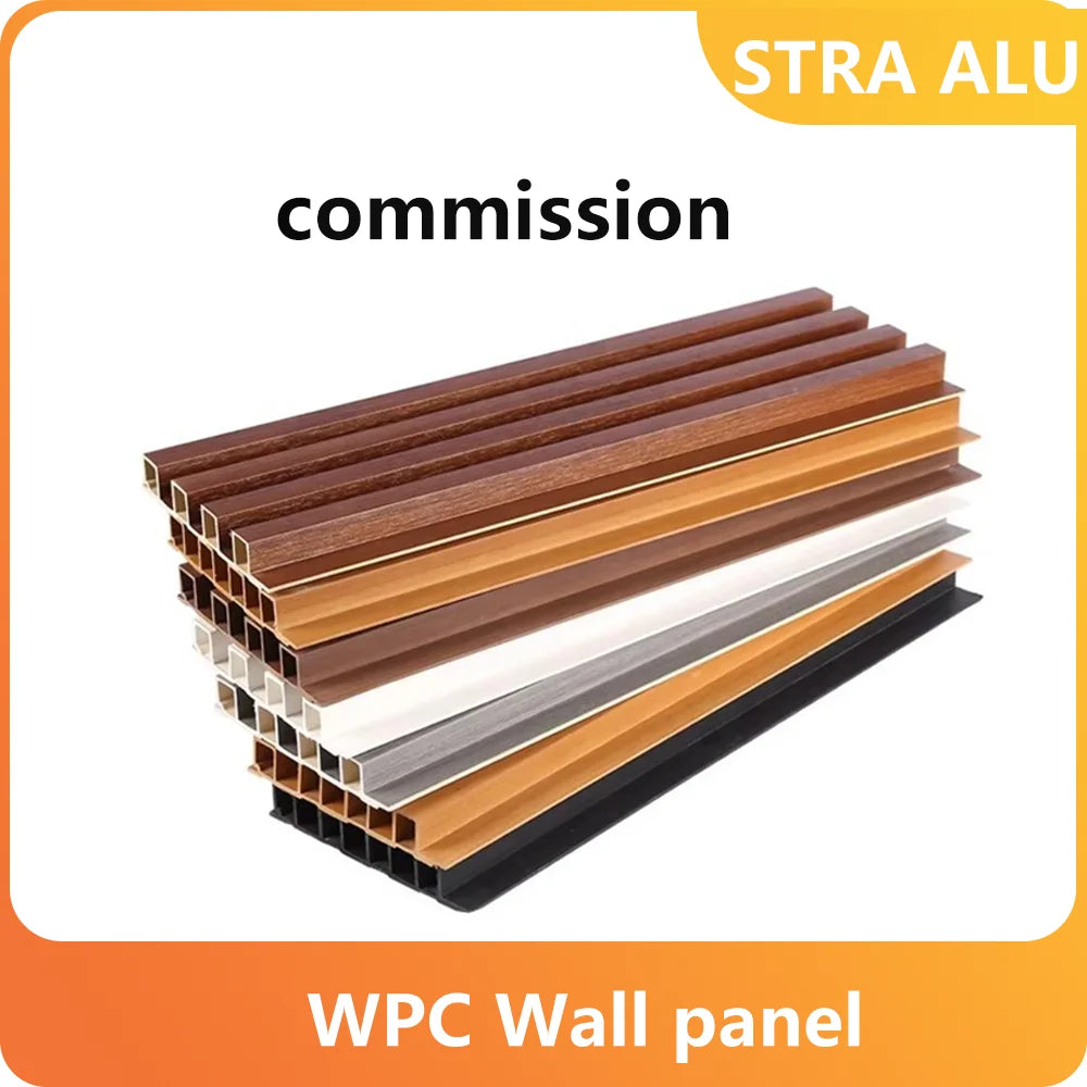 Outdoor WPC Wall Panel 24x48 Inch UV Resistant & IP68 Waterproof, Fireproof Exterior Cladding for Facade/Balcony, Snap Lock Syst