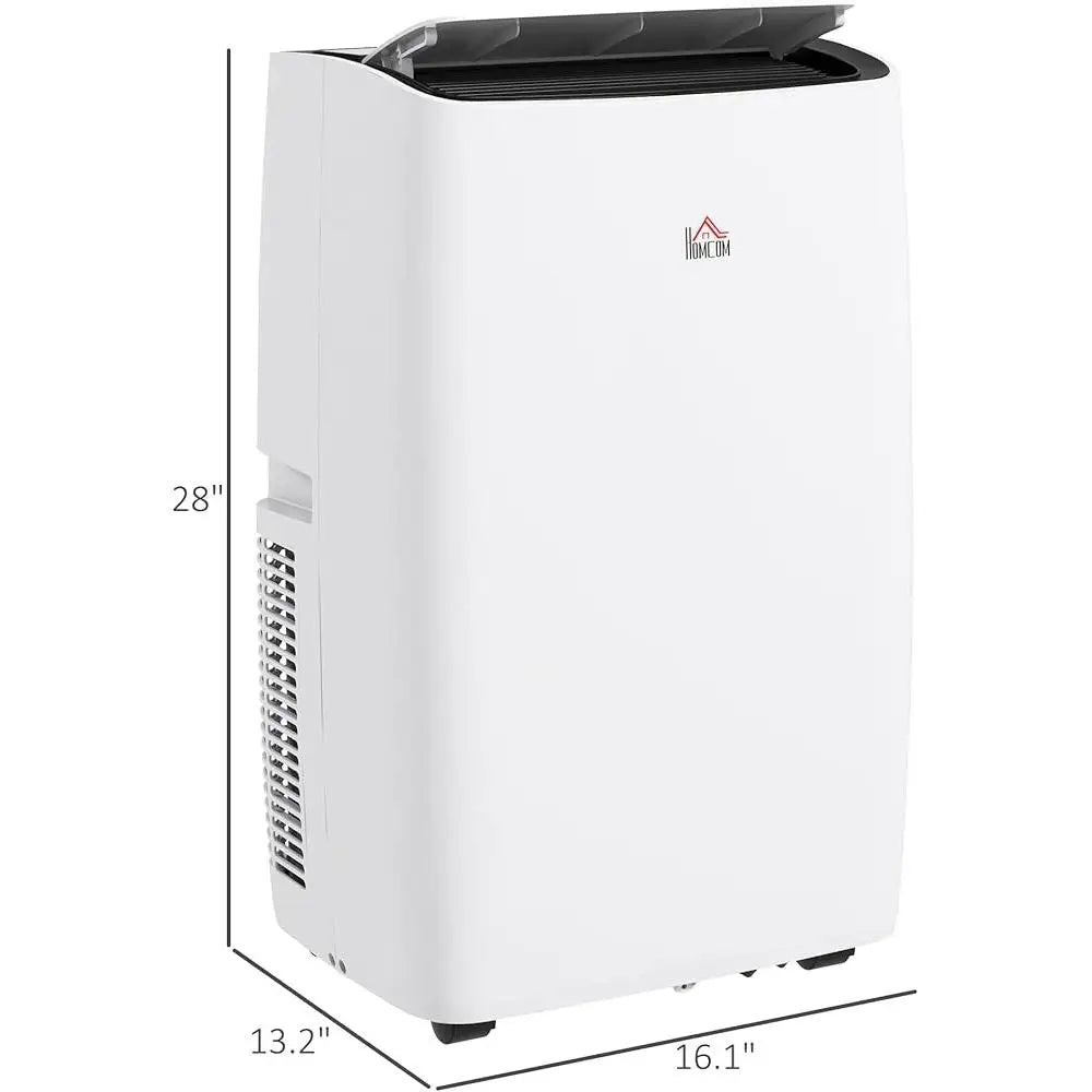 12000 BTU Portable Air Conditioner 549 Sq Ft with Dehumidifier Fan Remote Control Programmable Timer Adjustable Airflow Quiet