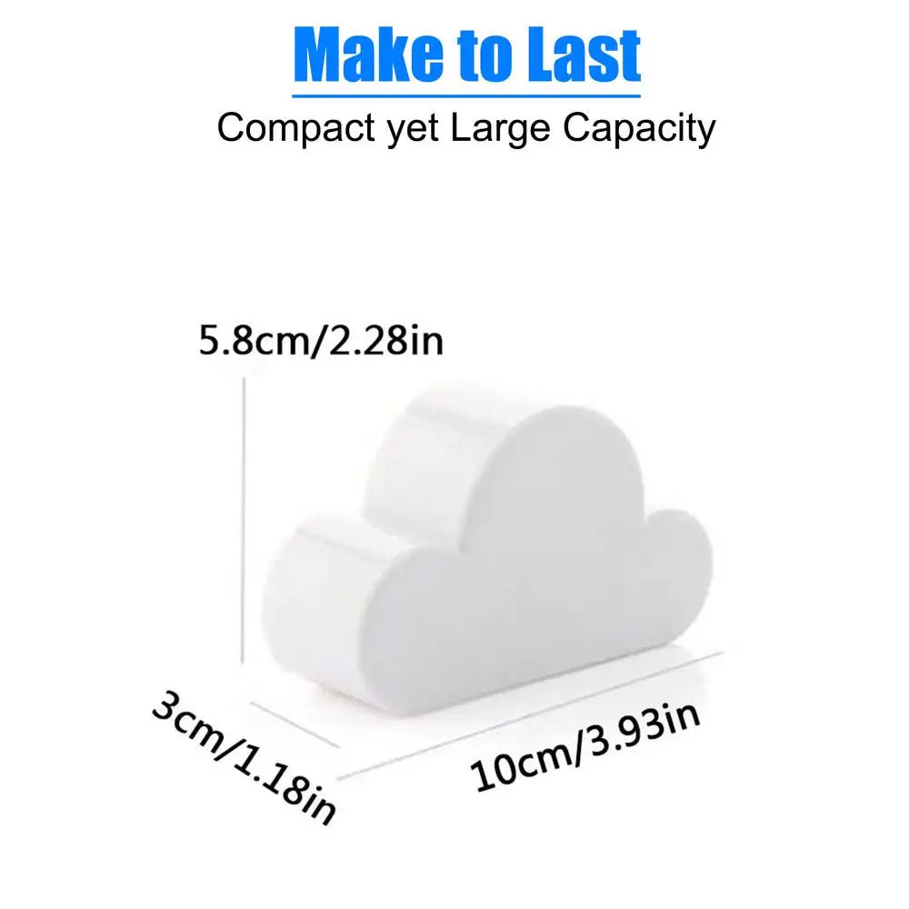 Cute Magnetic Cloud Powerful Magnets Keychains Hooks Key Hangers Organizer for Wall Door Entryway Foyer Easy to Install