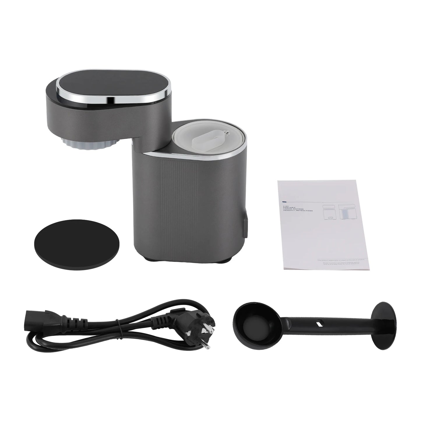 Mini Coffee Machine Travel Espresso Maker Coffee Latte Machine Temperature Adjustment Easy to Carry with Anti-slip Feet