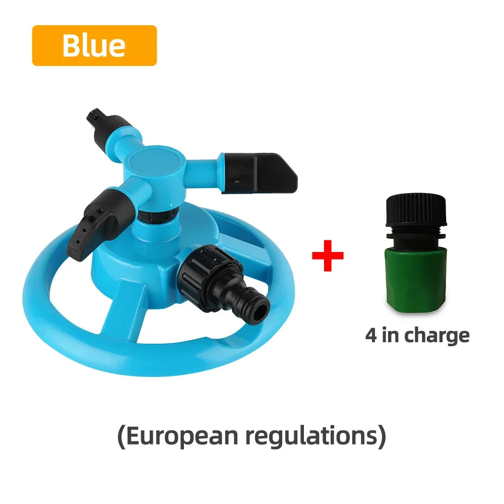 360 Automatic Rotating Garden Sprinkler – Quick Coupling Nozzle for Lawn & Garden Irrigation