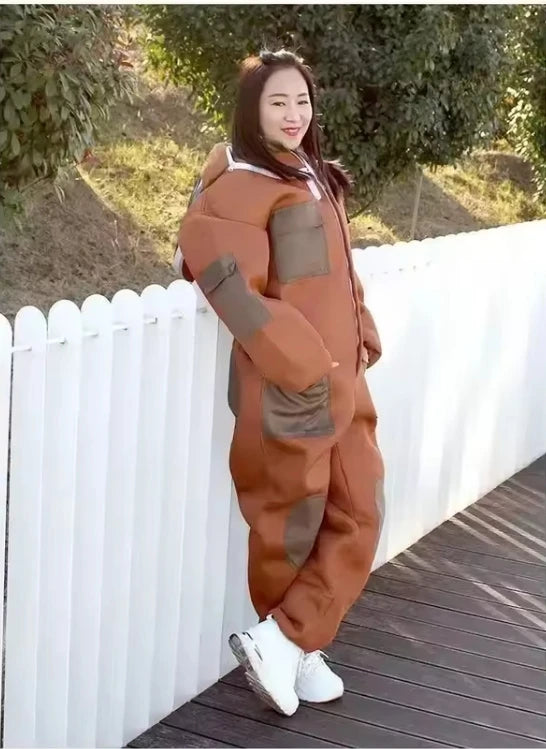 Beekeeping anti-bee clothing protective clothing, new thickened air whole body conjoined bee equipment, 3D breathable anti-bee c