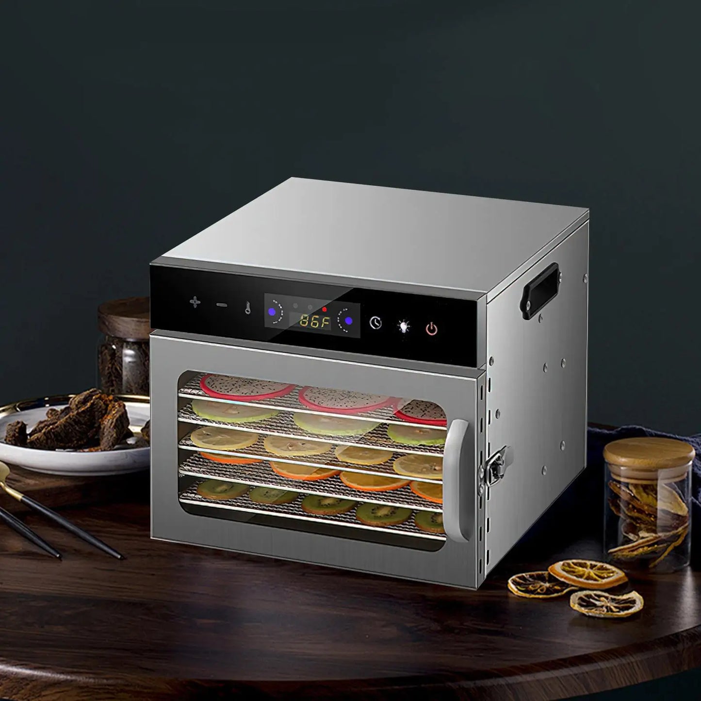 Food Dehydrator Home Fruit Digital Temperature Air Dryer Vegetable Meat Medicinal services Smart Commercial Food Dehydrator
