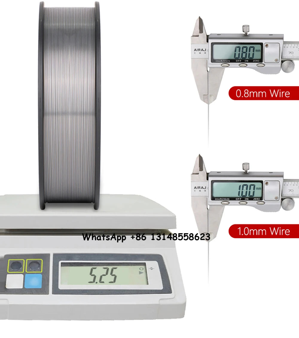 Mig Wire Gasless Stainless Steel Wire E71T-GS Flux Core Wires 0.8mm 1.0mm Self-Shielded No Gas Iron Welding Machine Welder