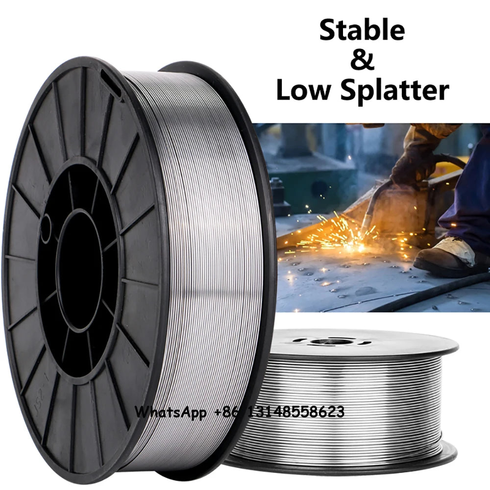 Mig Wire Gasless Stainless Steel Wire E71T-GS Flux Core Wires 0.8mm 1.0mm Self-Shielded No Gas Iron Welding Machine Welder