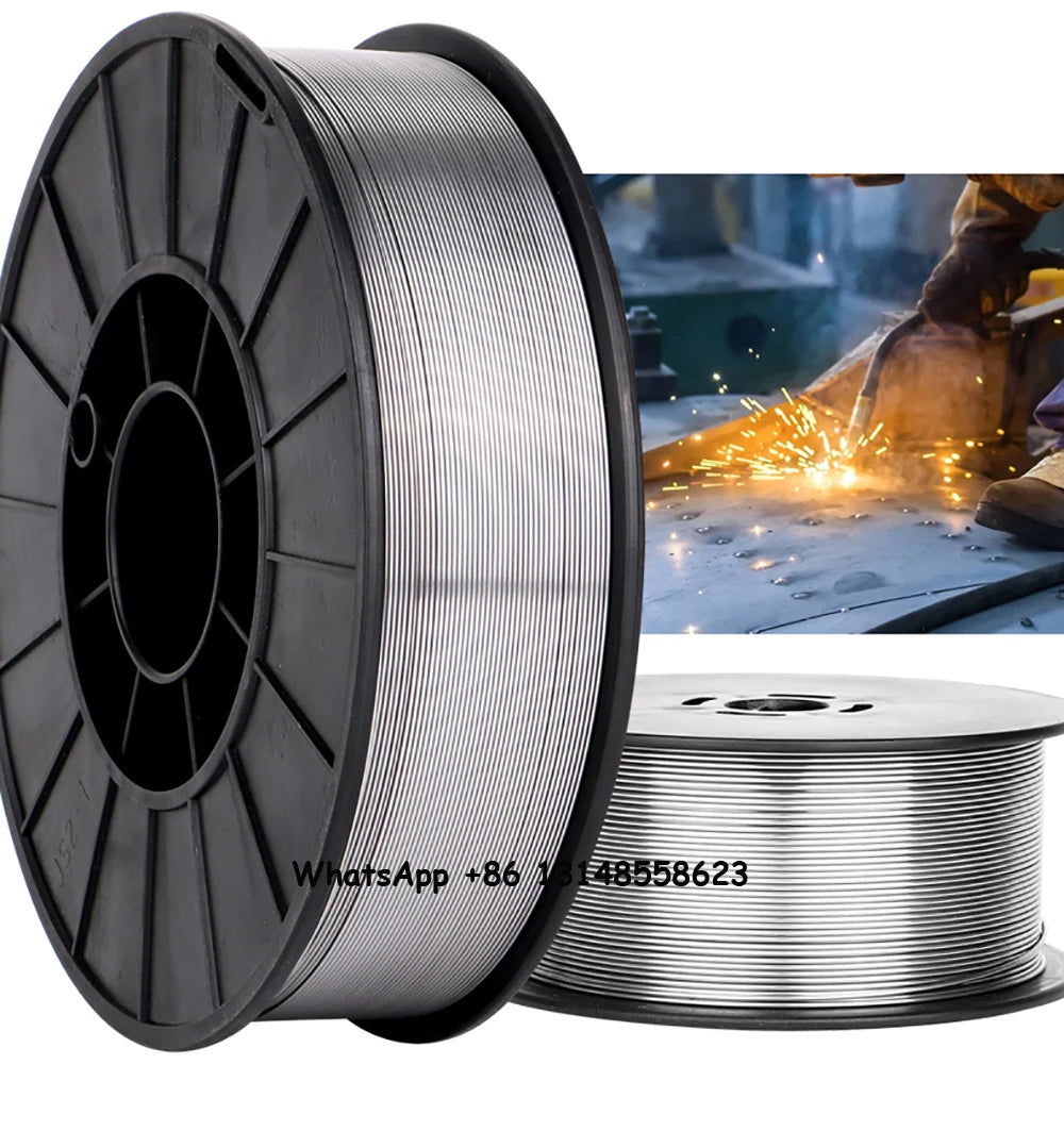 Mig Wire Gasless Stainless Steel Wire E71T-GS Flux Core Wires 0.8mm 1.0mm Self-Shielded No Gas Iron Welding Machine Welder