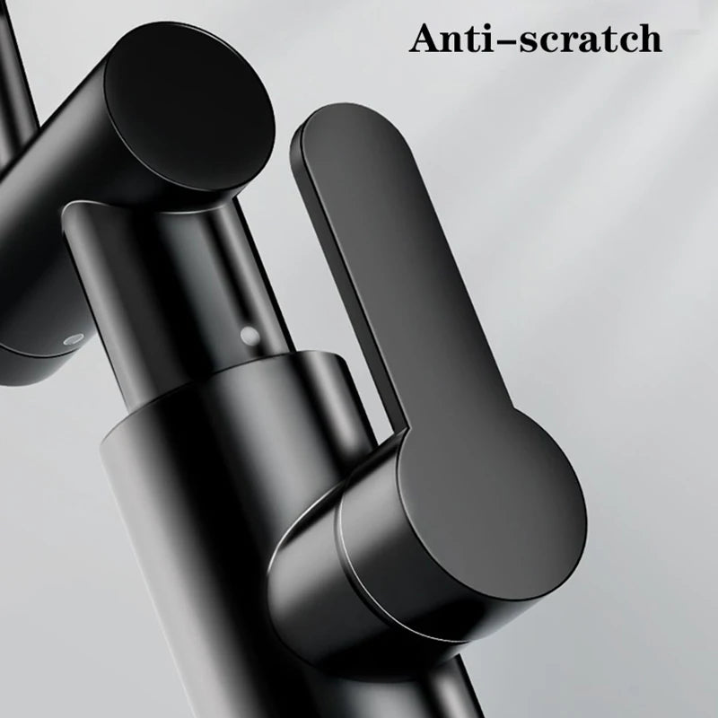 Mechanical Arm Universal Faucet Bathroom Kitchen Splashproof Faucet Bathroom Countertop Basin Hot and Cold Tap Faucet Accessorie