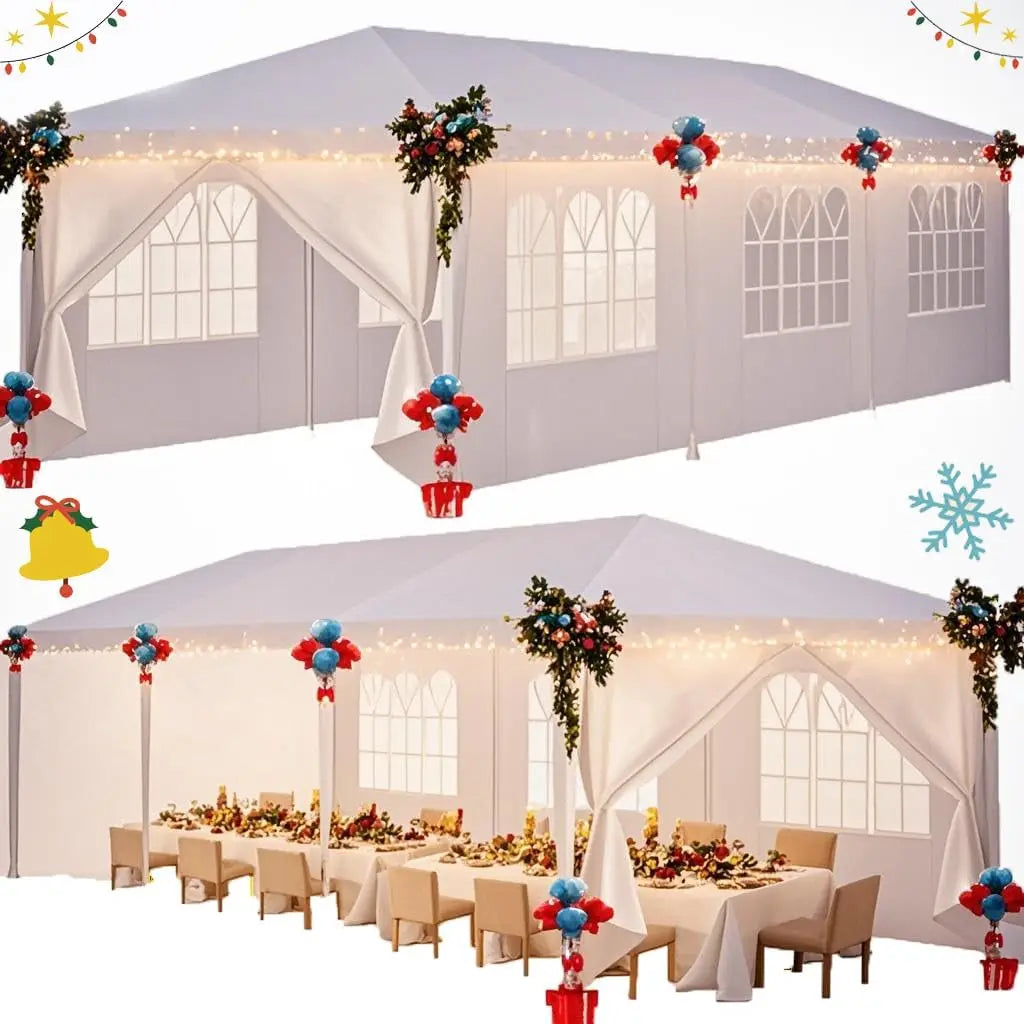 10x10 / 10x20 / 10x30 Outdoor Party Tent with Removable Sidewalls
Waterproof canopy perfect for weddings, parties, BBQs, and outdoor events. Easy to set up and versatile for any occasion.