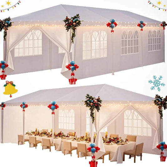 10x10 / 10x20 / 10x30 Outdoor Party Tent with Removable Sidewalls
Waterproof canopy perfect for weddings, parties, BBQs, and outdoor events. Easy to set up and versatile for any occasion.