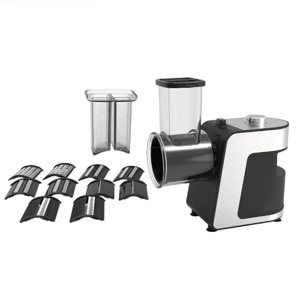 Household 5 in 1 Electric Vegetable Cutter 220-240V One-button Cheese Grater Potato Carrot Salad Maker Effortless Kitchen Tool