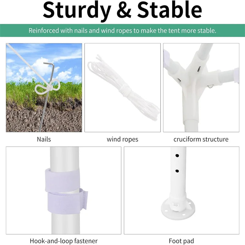 10x10 / 10x20 / 10x30 Outdoor Party Tent with Removable Sidewalls
Waterproof canopy perfect for weddings, parties, BBQs, and outdoor events. Easy to set up and versatile for any occasion.