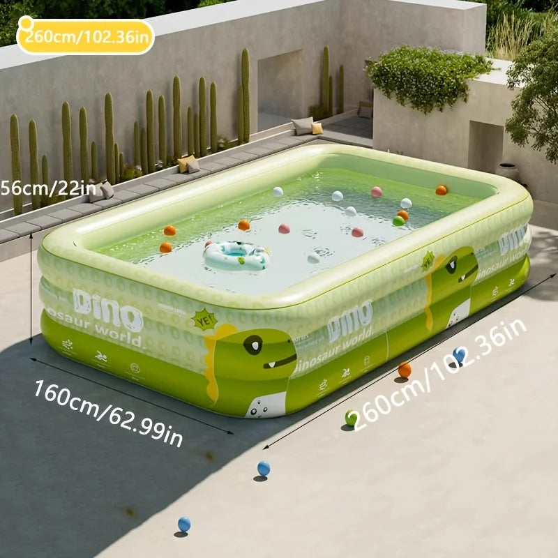 Outdoor Inflatable Swimming Pool PVC Inflatable Tanning Pool Lounger Float Swimming for Adults Baby Available in Various Sizes