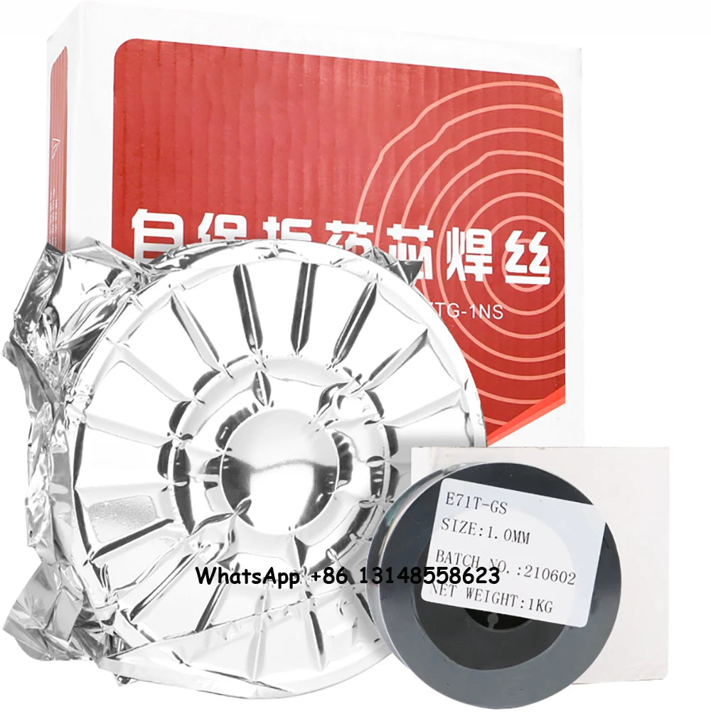 Mig Wire Gasless Stainless Steel Wire E71T-GS Flux Core Wires 0.8mm 1.0mm Self-Shielded No Gas Iron Welding Machine Welder