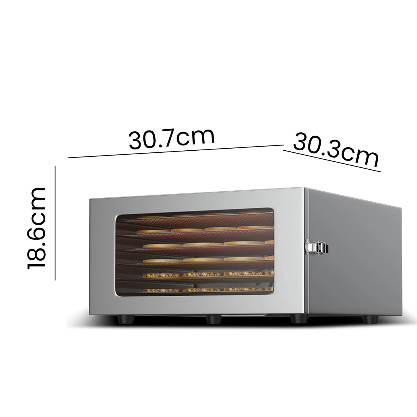 Dehydrators for Food and Jerky with 24H Timer and Light Drying rack 800W 30-90 ℃ vegtable Fruit Dehydrator EU Plug