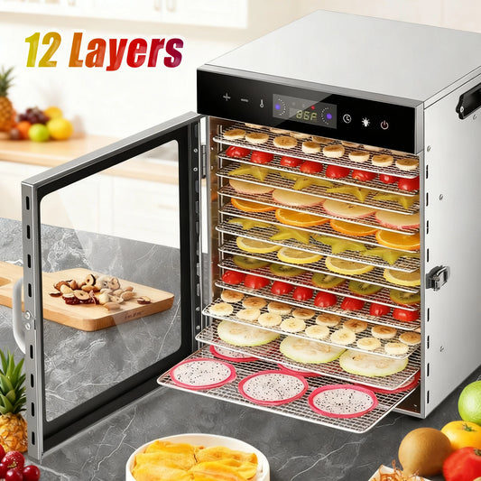 Food Dehydrator Home Fruit Digital Temperature Air Dryer Vegetable Meat Medicinal services Smart Commercial Food Dehydrator