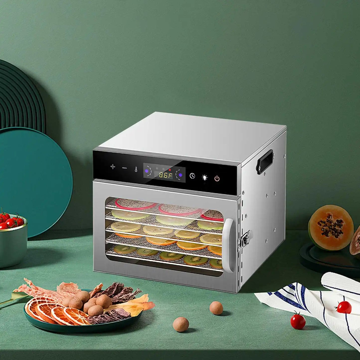 Food Dehydrator Home Fruit Digital Temperature Air Dryer Vegetable Meat Medicinal services Smart Commercial Food Dehydrator