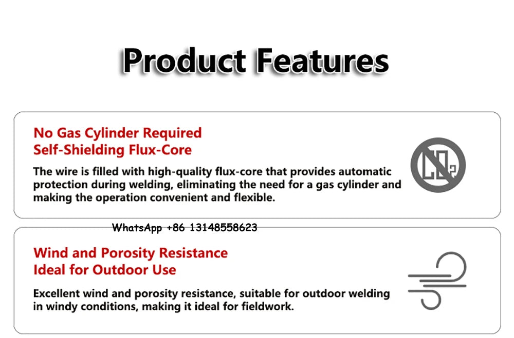 Mig Wire Gasless Stainless Steel Wire E71T-GS Flux Core Wires 0.8mm 1.0mm Self-Shielded No Gas Iron Welding Machine Welder
