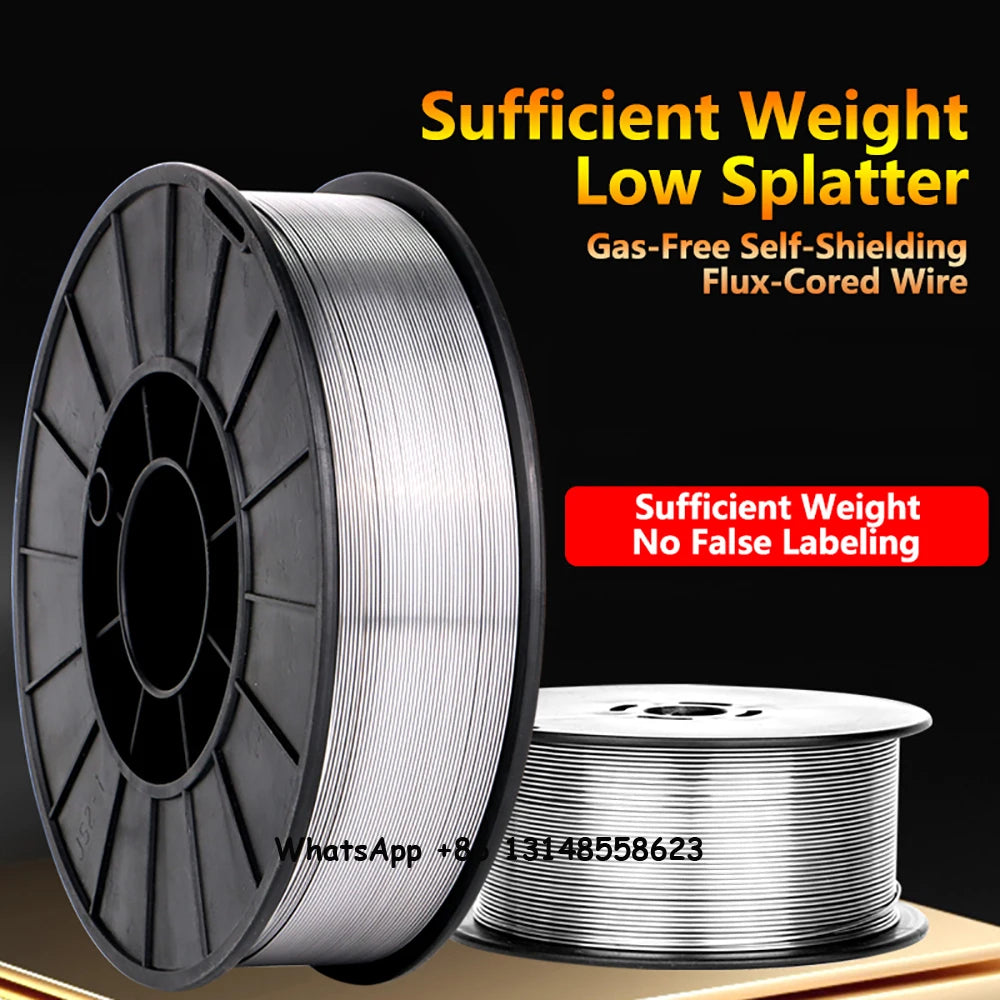 Mig Wire Gasless Stainless Steel Wire E71T-GS Flux Core Wires 0.8mm 1.0mm Self-Shielded No Gas Iron Welding Machine Welder