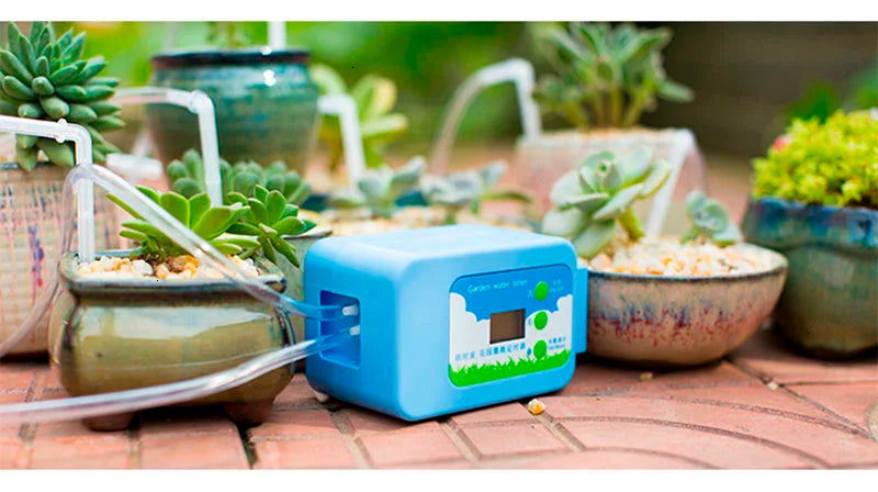 Automatic Micro Home Drip Irrigation Pump Watering Kit System Sprinkler With Smart Controller For Garden,Potted Plant Indoor Use