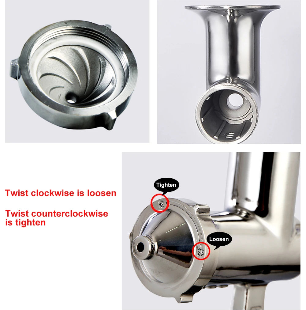 100% Stainless Steel Wheatgrass manual juicer fruit citrus juice extrator