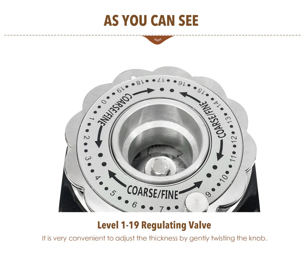 XEOLEO Electric Coffee grinder Commercial&Home Coffee Bean Miller 60mm Burr Grinder Coffee Milling machine Espresso Machine 200W