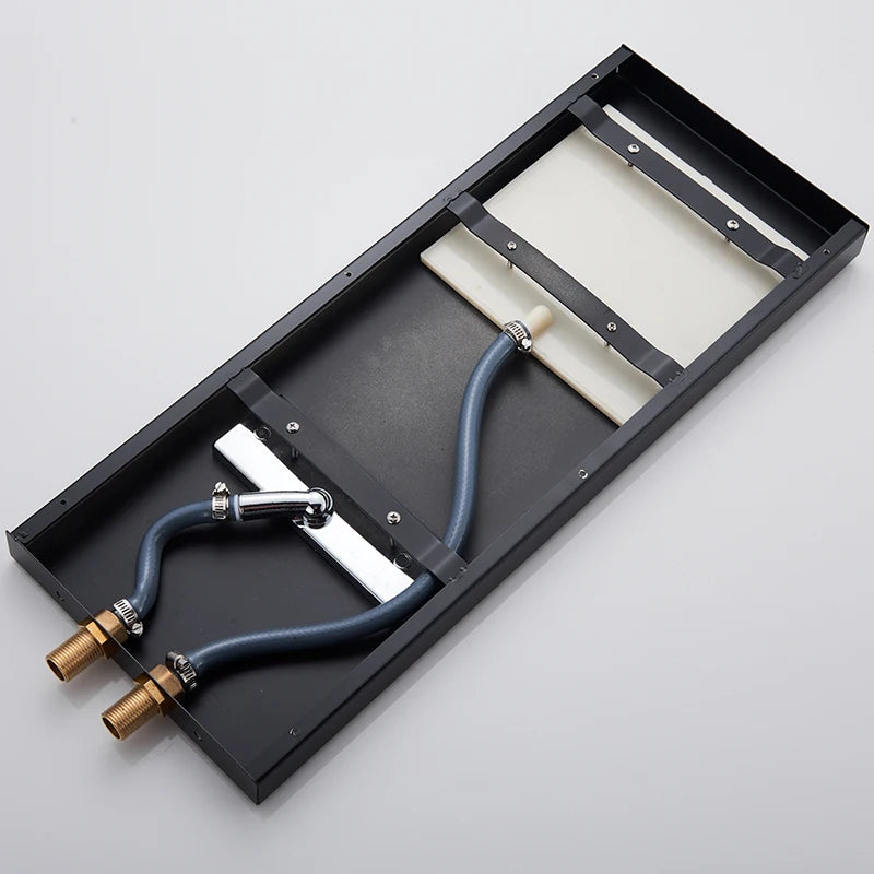 Thermostatic shower syste Waterfall Shower Faucet Concealed Shower r Wall Mounted Shower Column Hot And Cold Mixing Valve
