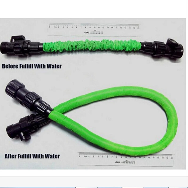 Popular Magic Garden Hose Reel Can Triple Extend The Flexible Multi-Purpose Watering Hose By 25-200 FT