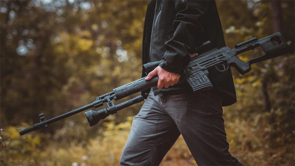 Trustfire T70 Powerful Flashlight For Hunting 1000 Meter Long Range 2300 Lumens 2-Switct 18650 High Power Strong Led Flash Light