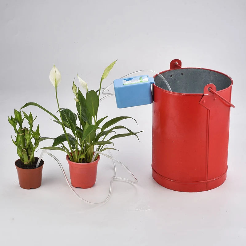 Automatic Micro Home Drip Irrigation Pump Watering Kit System Sprinkler With Smart Controller For Garden,Potted Plant Indoor Use