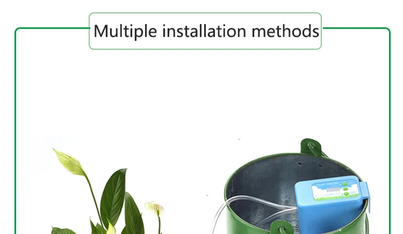 Automatic Micro Home Drip Irrigation Pump Watering Kit System Sprinkler With Smart Controller For Garden,Potted Plant Indoor Use