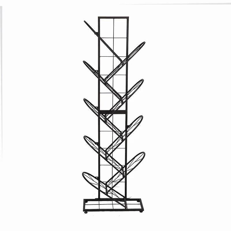 JOYLIVE 2021 New Creative Tree-shaped Iron Grid Bookshelf Storage Rack For Library Book Store Office Working Study Books Display