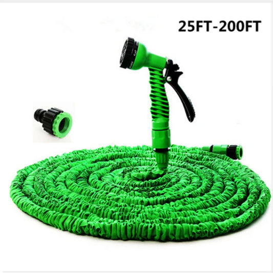 Popular Magic Garden Hose Reel Can Triple Extend The Flexible Multi-Purpose Watering Hose By 25-200 FT