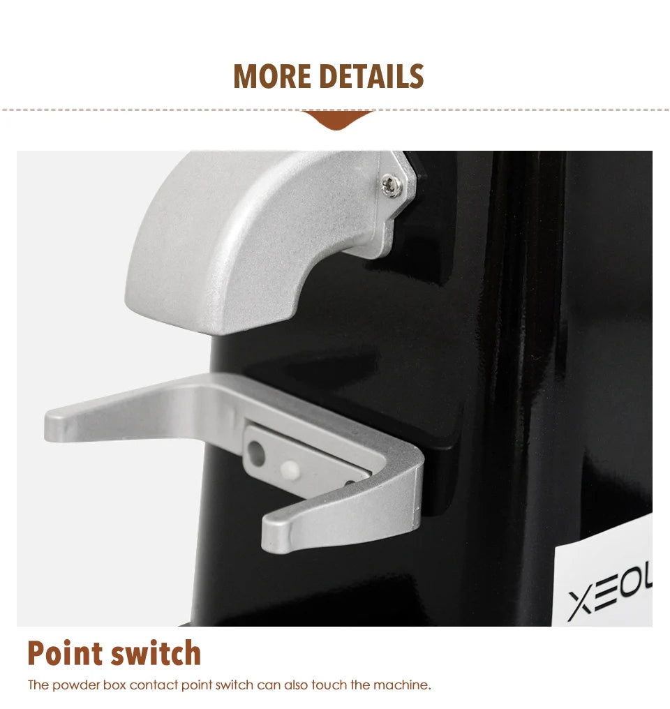 XEOLEO Electric Coffee grinder Commercial&Home Coffee Bean Miller 60mm Burr Grinder Coffee Milling machine Espresso Machine 200W