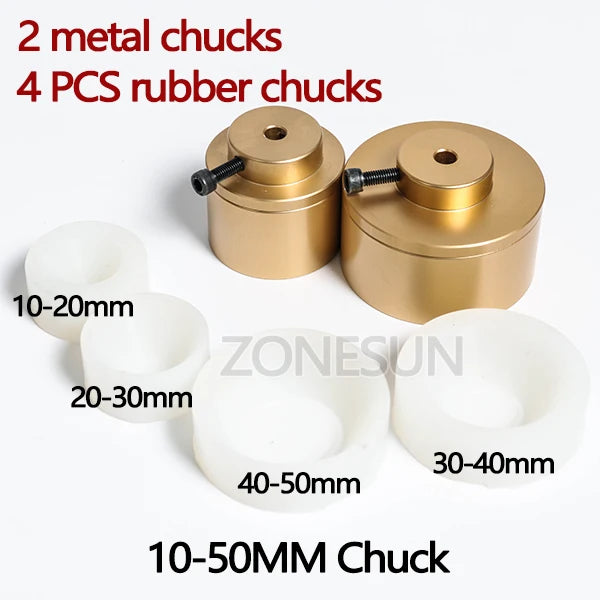 ZONESUN Optional Mix Up Capping Machine Portable Automatic Electric With Security Ring Bottle Capper Screwing Sealing Machine