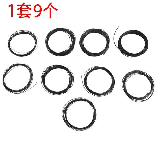 Hot Sale 9 Rolls Bonsai Wires Anodized Aluminum Bonsai Training Wire with 3 Sizes (1.0 Mm,1.5 Mm,2.0 Mm),Total 147 Feet