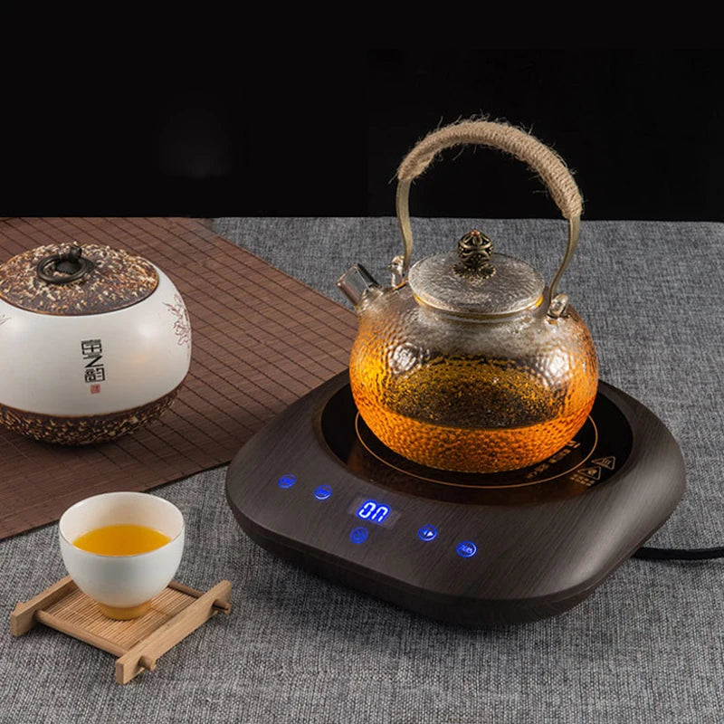 1200W Electric Heater Stove Tea Maker Hot Cooker Plate Heating Furnace Mini Induction Stove Multi Cooker Smart Tea Stove 220V