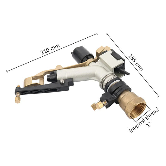 1" 1.5" agricultural spray gun garden irrigation watering sprinkler garden water gun Spray radiu16~29m