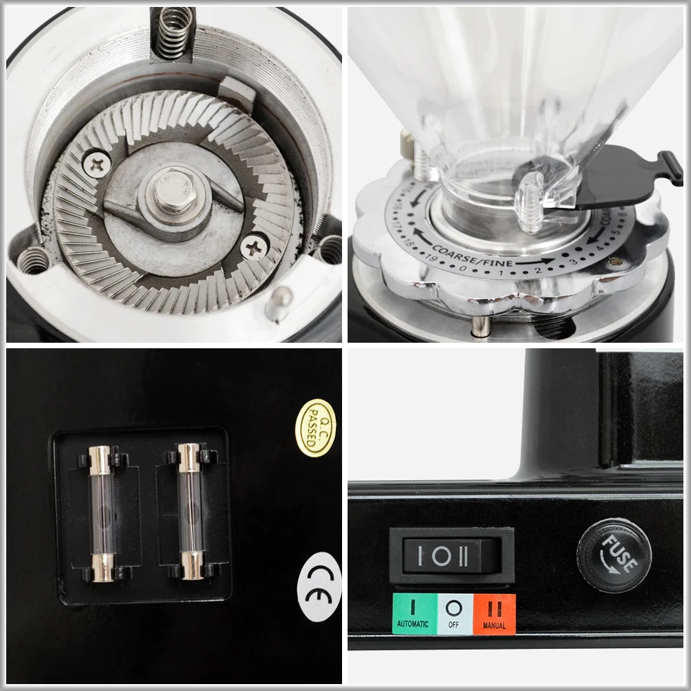 XEOLEO Electric Coffee grinder Commercial&Home Coffee Bean Miller 60mm Burr Grinder Coffee Milling machine Espresso Machine 200W